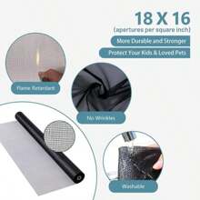 1 szt. Wielokolorowa domowa siatka przeciw owadom, niewidoczna moskitiera, prosta, pyłoszczelna i czysta siatka na okno, gęsta siatka, siatka ochronna dla zwierząt, siatka wymienna na okno, odpowiednia do drzwi, okien, dziedzińców, samodzielna instalacja