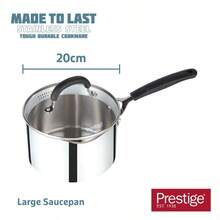 Prestige Made To Last Saucepan With Double Sided Straining Lids - 20 Cm / 2.8 L - 1 - View 8