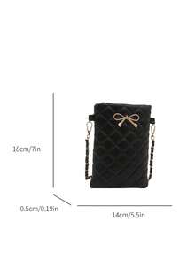 Túi đeo chéo mini đựng điện thoại di động cho nữ Túi đeo vai Ví vuông nhỏ và túi xách cho trang phục thường ngày mùa hè Thời trang nhẹ cho nhân viên văn phòng Công việc đại học Kinh doanh Đi làm Văn phòng cho kỷ niệm Quà tặng sinh nhật Ngày lễ tình nhân Túi đựng điện thoại Túi đựng điện thoại Túi đựng điện thoại Ví nữ - màu đen - Xem 7