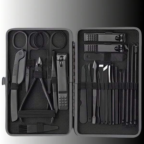 1 Set Kit per la cura delle unghie, Set di rifilatori per manicure, Strumenti per la cura delle unghie per uso domestico
