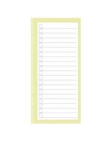 1 paquete de blocs de notas magnéticos para refrigerador, bloc de notas magnético para lista de la compra, 50 hojas por bloc para lista de tareas, lista de compras, útiles escolares, vuelta al colegio