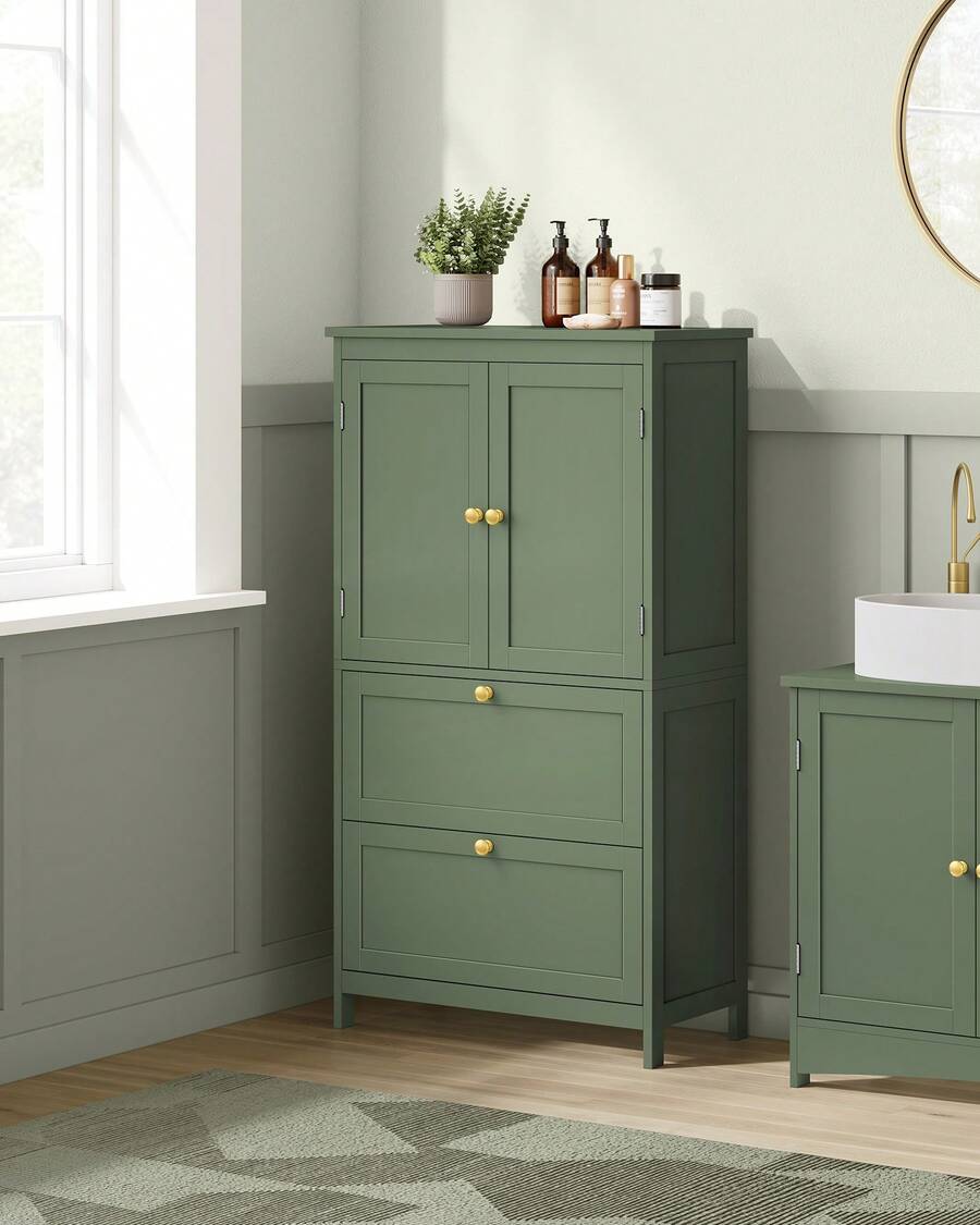 VASAGLE Bathroom Furniture Sets - Dark Green - View 1
