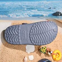 1 Pair Boys' Comfortable, Fashionable, Lightweight, Casual, Cute Print Outdoor Beach Sandals, Suitable For Summer - Grey - View 7
