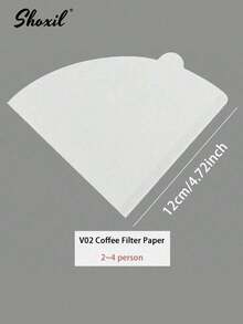 shoxil 1 件咖啡滤纸架，不锈钢咖啡纸容器架，V 型金属咖啡滤纸收纳架，适用于纸质咖啡滤纸尺寸 #01 和 #02 - 黑色 - 查看 10