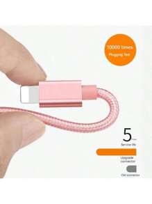 Cable de carga USB trenzado de nailon 3 en 1, conector universal de carga rápida USB a Lightning/Tipo-C/Micro USB, compatible con transmisión de datos, compatible con iPhone, y talla grande. Cable de carga múltiple USB de carga rápida 3 en 1, colorido cable de carga Tipo C Micro, cable de datos de carga súper rápida, adecuado para iPhone, teléfonos Tipo-C, teléfonos Android.