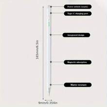 Universal Pen Compatible With Apple For Android Hua-Wei Capacitive Screen Touch Pen Supports Mobile Tablet Pen Compatible With Iphone/Compatible With Ipad/Compatible With Sansung/Xiao-Mi/Hua-Wei Gifts For Mother, Family, Friends, Birthday, Holiday Stylus Pen