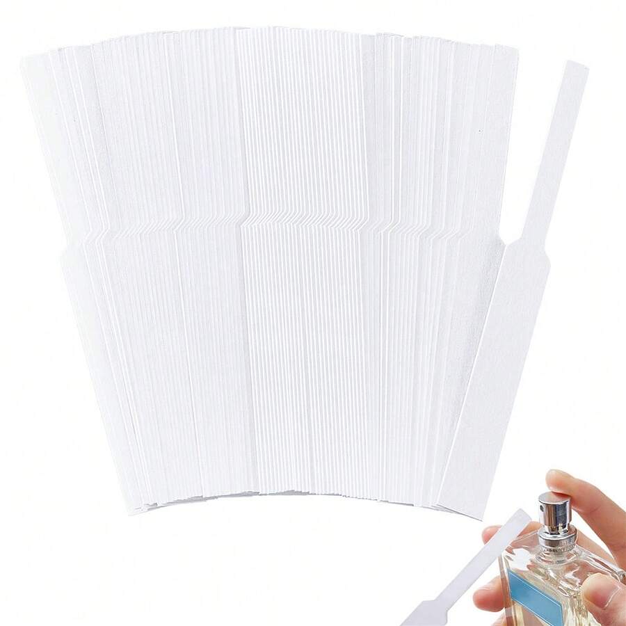 Perfume Test Strips 500pcs White Perfume Paper Strips Small Try Incense Paper For Testing Fragrances Essential Oils Aromatherapy - trắng - Xem 1