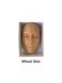 BUCICE 5D硅胶仿生皮肤化妆练习模型，全脸，适合初学者和专业化妆师，价格实惠，可作为圣诞礼物，化妆品，化妆工具，平价商品，礼品，女士礼物，圣诞礼物