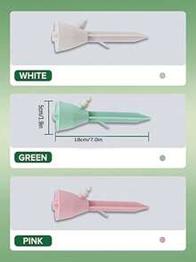 12pcs Auto Watering Device With Adjustable Slow-Release Control Valve Switch, Adjustable Plant Watering Devices, Automatic Plant Waterer, Garden Water-Dropper, Automatic Water-Dropper Watering For Vacations, Suitable For Home & Boat Gardening, Plant Sprayer, Gardening Supplies - Multicolor - View 2