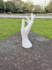 1件套珠宝展示架，珠宝收纳，戒指展示，装饰手模型。珠宝收纳。女士收纳整理器，旅行必备礼物，返校季必备 - 黑色 - 查看 7