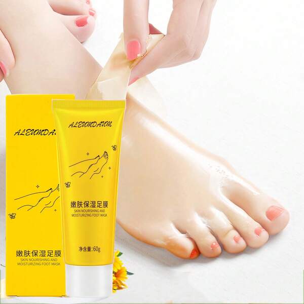 60g Nourishing & Moisturizing Foot Wax Mask - Softens, Whitens, Hydrates And Removes Calluses & Fine Lines For Smooth & Soft Feet