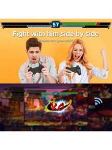 4K HD Retro Handheld & Home Game Console - 64GB Super Arcade System With 20000+ Classic Games, Dual 2.4G Wireless Controllers, Built-In 9 Emulators, TV Output & Mini Portable Design