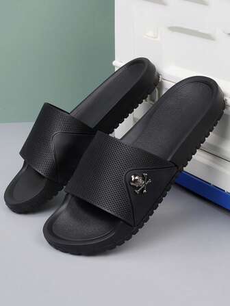 夏季大码38-49男士拖鞋户外舒适男士休闲鞋轻便防滑家居拖鞋耐磨透气男士凉鞋户外日常穿着男鞋特大加宽超大码（不对称图案）