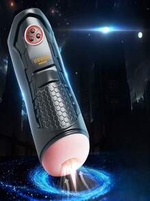 Automatic Male Masturbator, Sex Toys For Men, Adult Toys Penis Pump With 10 Thrusting & 10 Vibration & 15 Thrusting Speeds, Blowjob Toy With Magnetic 3D Sleeves & LCD Display, Pocket Pussy Stroker