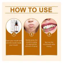 Ximonth Propolis Mouth Spray Mint Scented Mouth Cleaning Care Spray Dating Social Freshening Breath - 彩色 - 查看 5