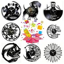 1 pièce Boîte mystère surprise - Horloge murale en disque vinyle mode et créative, convient comme cadeau pour Pâques, anniversaire, Halloween, Saint-Valentin, jouets de fête | Boîte cadeau surprise | Boîte cadeau mystère (pile non incluse)