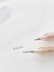 2pcs 0.5mm Clear Jelly Automatic Mechanical Pencil, Random Color Back To School - Multicolor - View 2