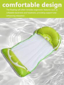 1 pezzo Amaca galleggiante gonfiabile a forma di frutta per adulti, ideale per l'estate, per piscina e spiaggia, regalo estivo perfetto per piscina, accessori per piscina, galleggiante per piscina, piscina, gonfiabile per piscina, festa in piscina, elementi essenziali per la spiaggia