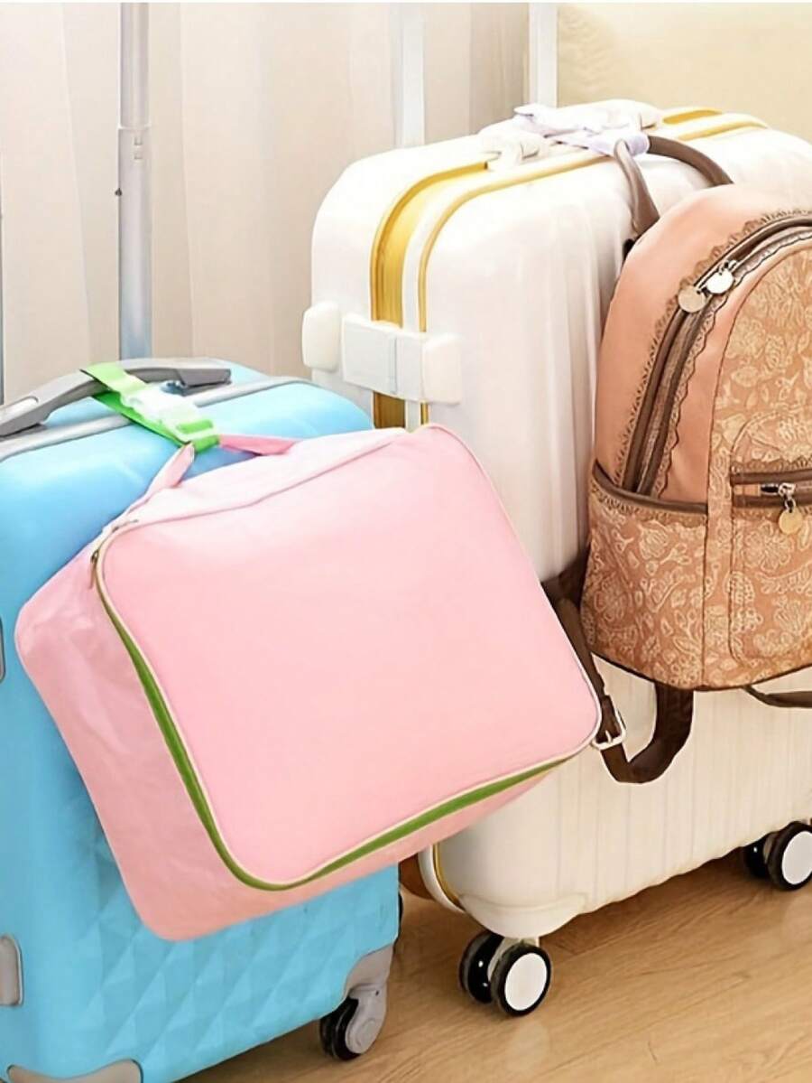 5pcs Travel Luggage Straps - Durable Polyester, Adjustable Quick Release Buckle, Lightweight & Easy To Use, Suitable For Securing Suitcases, Car Trips And Outdoor Adventures - Multicolor - View 1