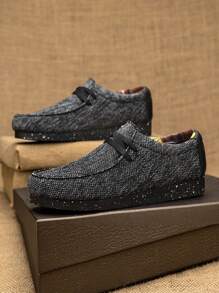 Men's Fashionable Casual All-Match Slip-On Loafer Shoes, Versatile For All Seasons