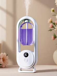 Difusor de aceites esenciales eléctrico, ambientador para el hogar, difusor de aromaterapia con niebla automática, accesorios para el coche, decoración de dormitorio con luz nocturna de color, quemador de fragancias para la habitación, desodorante natural y de larga duración, de uso dual montado en la pared y de sobremesa, recargable por USB - Opciones de múltiples sabores disponibles - Ver 4