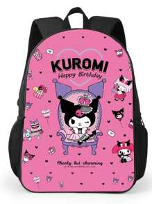Sanrio Zaino Kuromi Sanrio, zaino per studenti, forniture scolastiche, ritorno a scuola