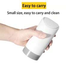 1pc Creative Fashion Silicone Cup-Shaped Car Trash Can, Detachable Mini Storage Bin For Vehicle