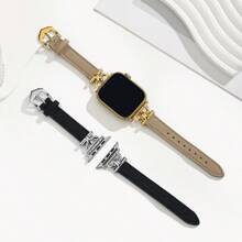 1 pieza Correa de reloj en forma de D compatible con de 38mm, 40mm, 41mm, 44mm, 45mm, 46mm y 49mm, de longitud ajustable, compatible con Ultra, Series 10, 9, 8, 7, 7SE, 6, 5, 4, 3, 2, 1