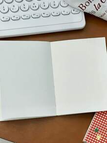 50 Blatt/100 Seiten süßes Tomaten Blanko Notizbuch, mini tragbarer Memo Block, Skizzenbuch, Tagebuch, Schulmaterial, Schulanfang