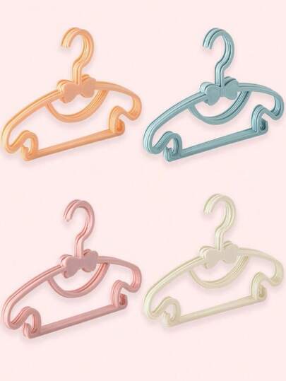 5 buc/set umerașe mici din plastic, suport de uscare fără sudură pentru uz casnic, umeraș multifuncțional pentru topuri, pantaloni, haine pentru bebeluși, rochii, lenjerie intimă, costume de baie - accesoriu esențial pentru depozitare și uscare acasă