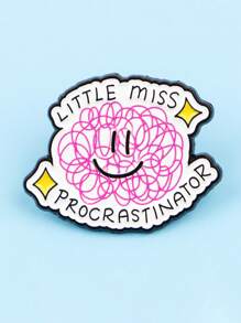 1 pièce Épinglette émail amusante en forme de cerveau Broche bande dessinée Épinglettes à revers Badges sur sac à dos, vêtements, accessoires mode, bijoux, cadeaux pour amis