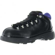 Burberry Trek Mens Lace-Up Leather Hiking Boots - màu đen - Xem 1