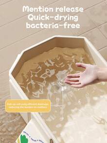 1 件可折叠室内婴儿浴盆，可坐可躺，新生儿一体式浴缸，加厚超大设计