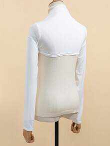 1 pièce Manches de protection anti-UV en modal léger et extensible de couleur unie, style classique d'été pour femmes, pour une utilisation en extérieur - Manches raglan unies - Voir 16