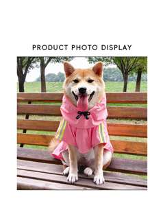 Reflective Dog Rain Poncho, Convenient Outdoor Pet Rain Jacket