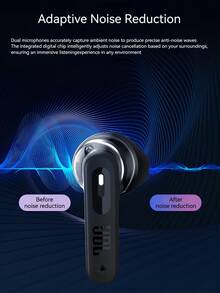 JBL Tune Flex 2 - 真无线主动降噪入耳式蓝牙耳机，配备空间音效和智能环境音效技术，6 个麦克风带来完美通话体验，播放时间长达 48 小时，IP54 防尘防水