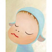 1 件墙面艺术海报可选框架流行 Y-奈良美智奢华现代时尚海报粘贴墙面艺术印刷防水家居客厅卧室酒吧美学装饰 - 彩色 - 查看 13