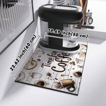 Coffee Machine Absorbent Mat, Kitchen Counter Draining Mat, Rapid Drying Heat-Resistant Dish Pad, Water Controlling Mat - Color - View 34