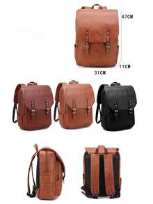 Zaino 電腦便攜式 Zaino 不可滲透的 Da uomo Zaino alla moda da uomo Borse per lavoro Viaggio Università - 黑色 - 查看 1