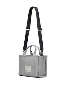 Marc Jacobs - Women Small Tote Bag Handbag Shoulder Bag Crossbody Tote Bag Square Bag Shopping Bag Embroidered Canvas Bag Mini Cute Adjustable Shoulder Strap Bag Gift For Women Daily Use Back To School New Fall Styles M0016493-050 Christmas Gift Bolsas Bolsos - 狼灰 - 查看 8