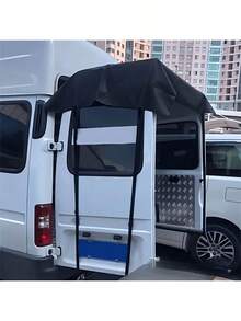 2025 新款牛津布露营拖车旅行遮阳篷、后挡板和货舱门盖、车顶篷、雨罩、多功能可折叠后备箱盖、防风雨且易于存放