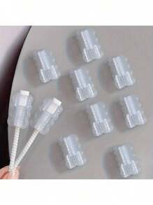 1pc/5Pcs/10Pcs ABS Resin Cable Sleeves: Protect Your Cables From Breakage And Disconnection