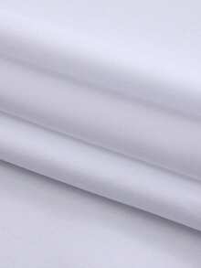 1 片平纹涤纶面料，DIY 缝纫服装纺织材料 - 白色 - 查看 4