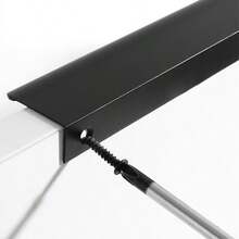 1 Pc Aluminium Alloy Hidden Furniture Cabinet Door Handles Side Mount No Drilling Installation Door Handle Wardrobe Cupboard Pulls Drawer Knobs Furniture Hardware - Multicolor - View 3