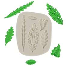 Asymmetrical Leaf Shape Silicone Mold Set For DIY Clay Craft Decor