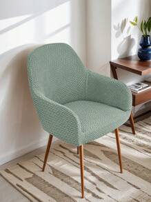 Pokrowiec na fotel obrotowy, krzesło do jadalni, krzesło biurowe, elastyczny pokrowiec na krzesło biurowe ze średnim oparciem, pokrowiec na fotel wypoczynkowy z podłokietnikami do salonu