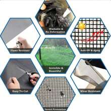 1 szt. Wielokolorowa domowa siatka przeciw owadom, niewidoczna moskitiera, prosta, pyłoszczelna i czysta siatka na okno, gęsta siatka, siatka ochronna dla zwierząt, siatka wymienna na okno, odpowiednia do drzwi, okien, dziedzińców, samodzielna instalacja