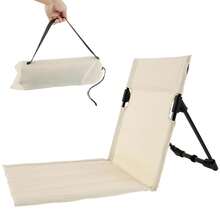 1pc Multiple Colors Portable Foldable Camping Chair Outdoor Garden Park Single Slouchy Chair Backrest Cushion Picnic Camping Folding Back Chair Comfort For Beach ChairP Effortless Carry Ideal For Outdoor Adventures - Nhiều màu - Xem 13