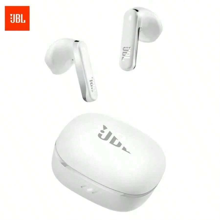 JBL JBL T280TWS X3 True Wireless Bluetooth Earbuds - Semi-In-Ear Music Headphones With Call Noise Cancellation, Waterproof, Sweat-Proof, Earphones For Gaming, White