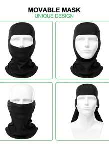 3Pcs/1 Ski Mask For Men Women, Balaclava Face Cover, Shiesty Mask Sun Protector Lightweight For Motorcycle Snowboard Breathable Full Face Mask For Skiing Outdoor Sports